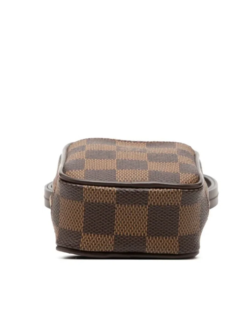 Louis Vuitton Damier Etui Okapi PM Crossbody Shoulder Bag Brown Leather
